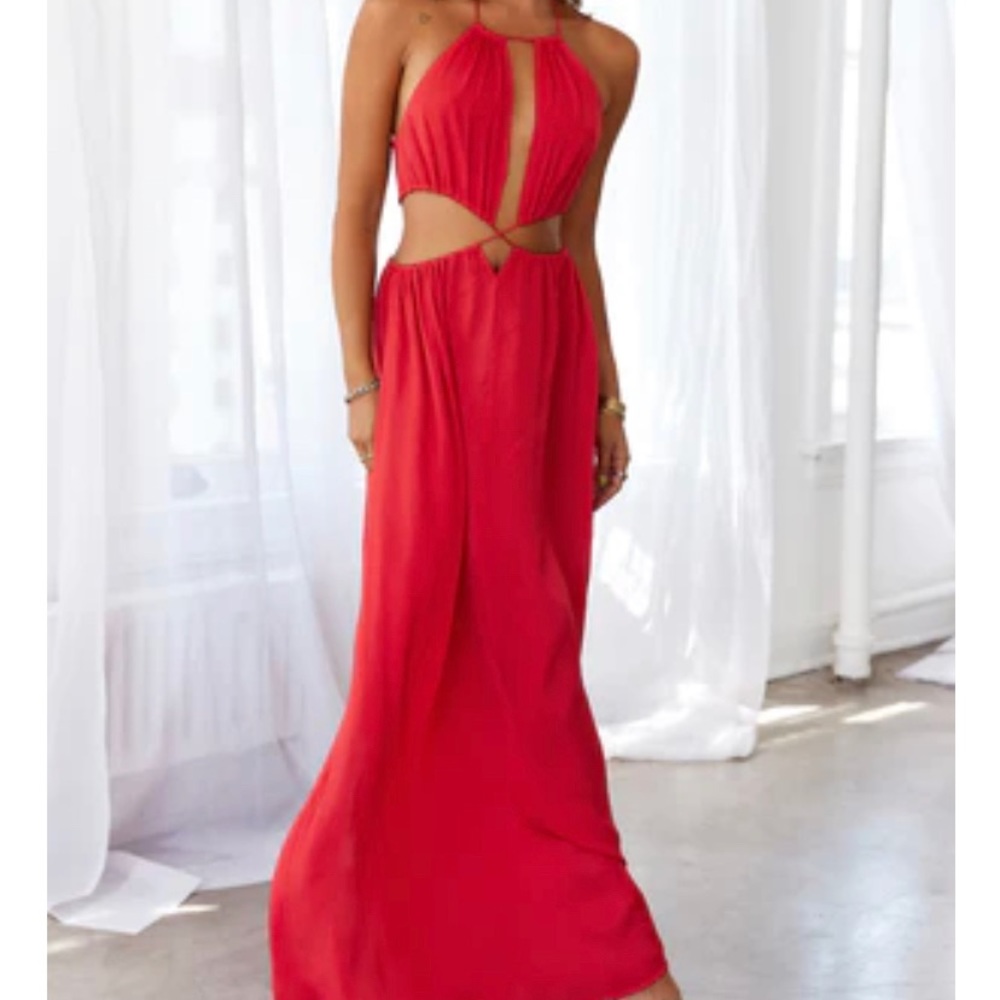 HELLO MOLLY keep it flowing maxi dress